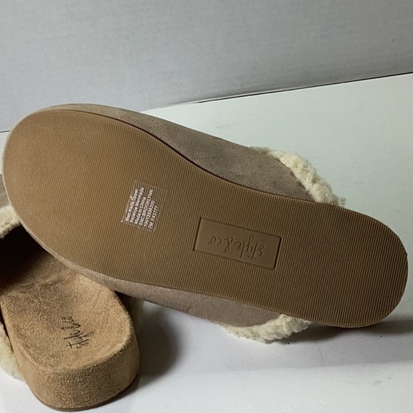 Brooklynn Womens Faux Fur Lined Moc Toe Slide Slippers. Note No Box - Picture 6 of 6